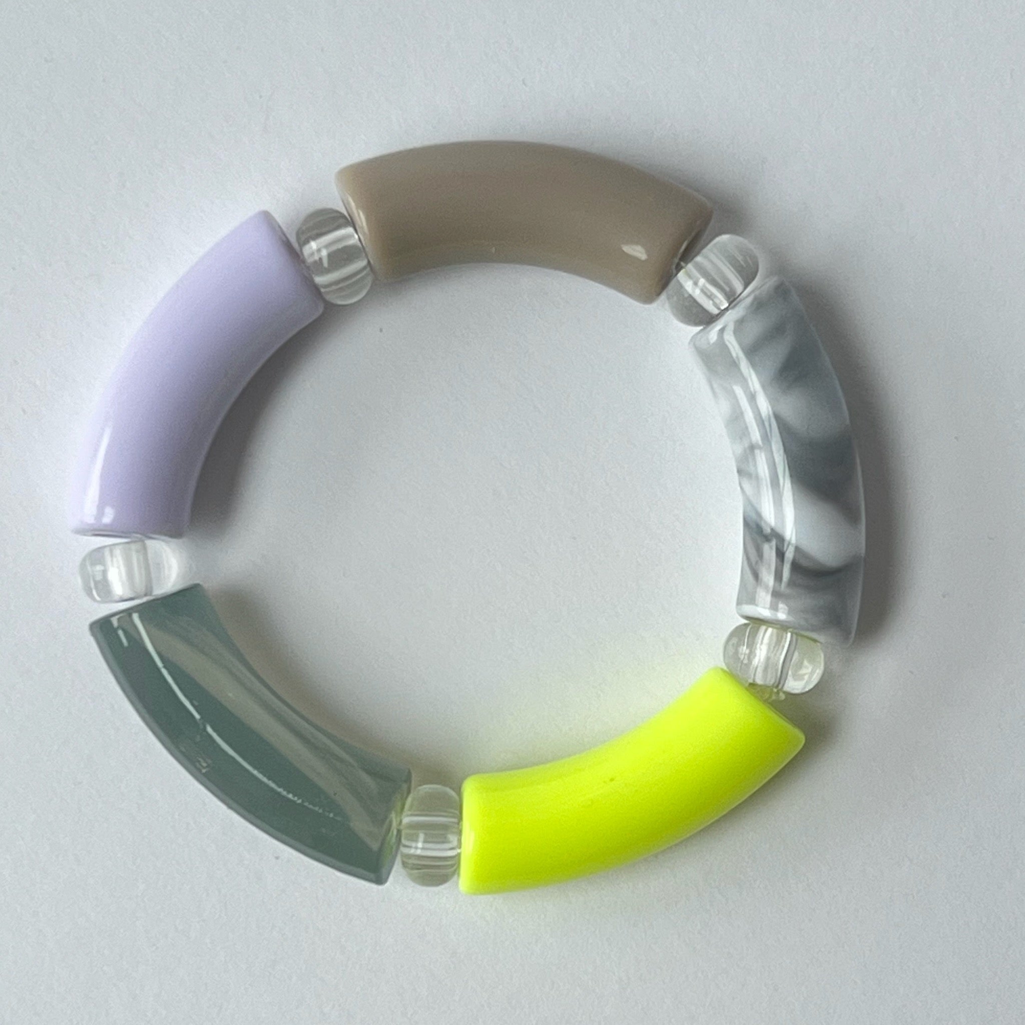 SALE - COLOUR BLOC Stretchy Bracelet