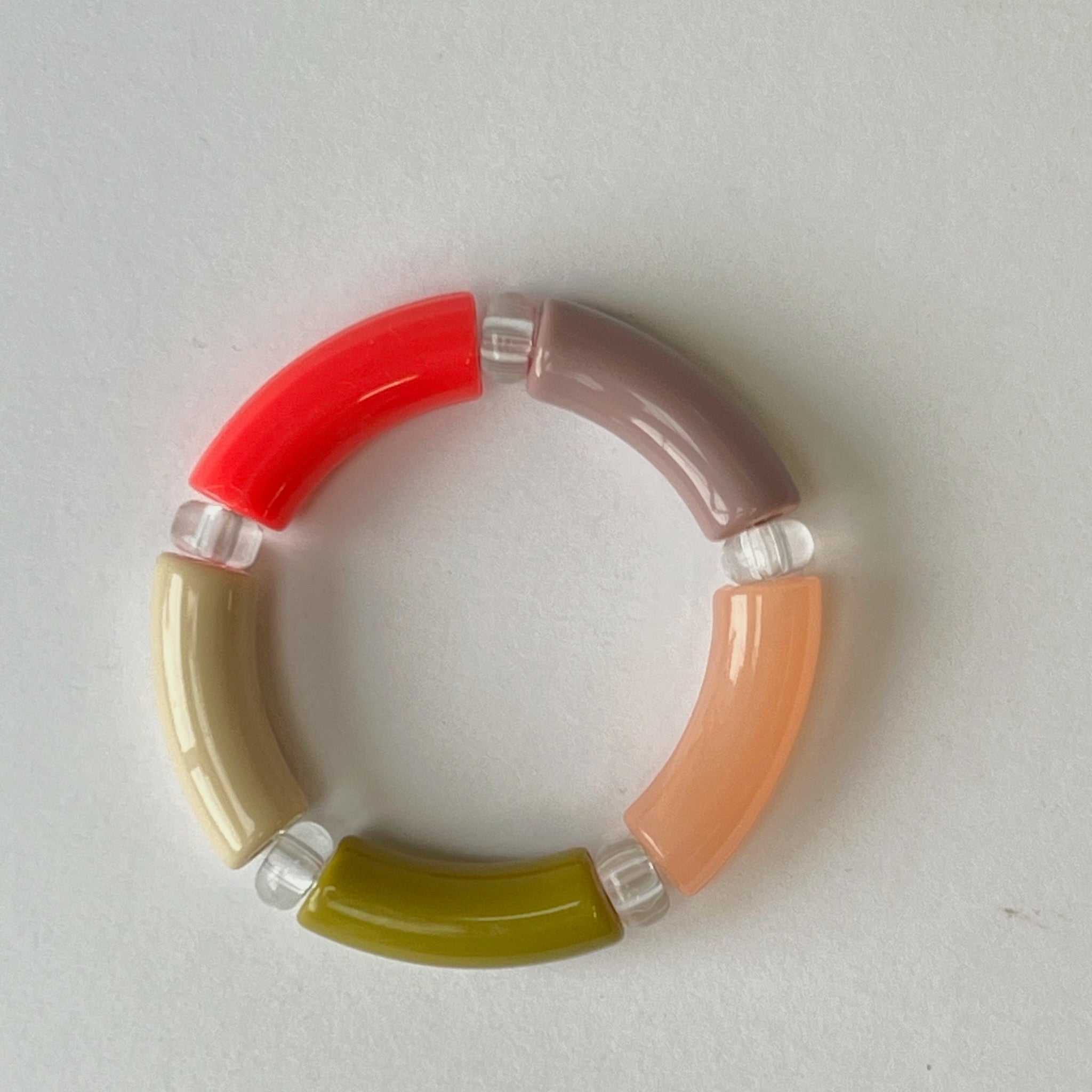 SALE - COLOUR BLOC Stretchy Bracelet